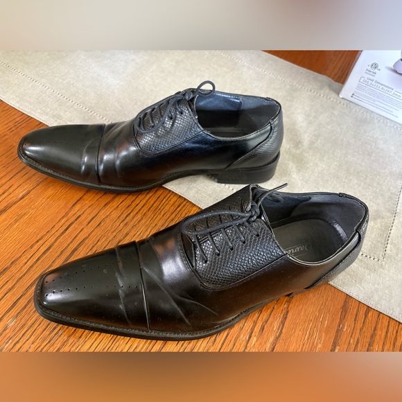 Elegant Black Men's Dress Shoes. David Stone. Size 8.5 - Picture 2 of 5